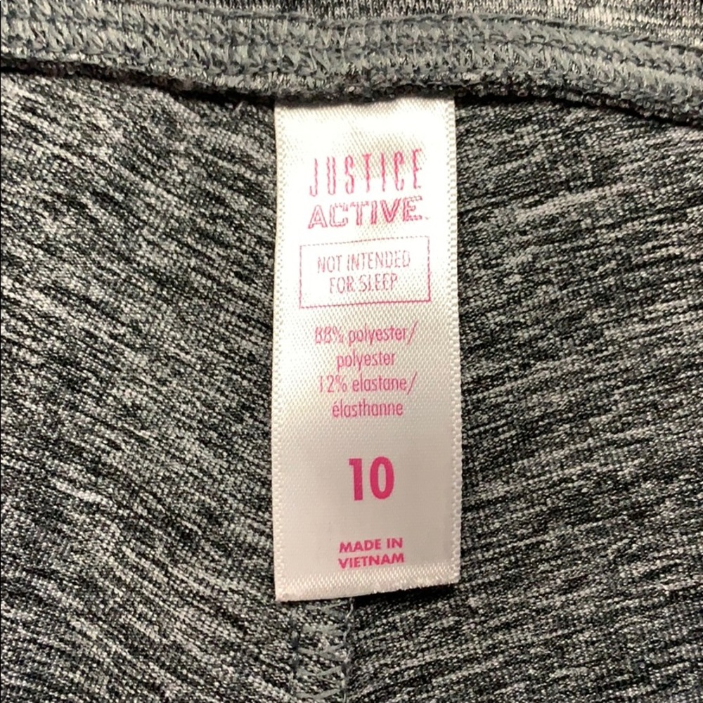 Justice grey spandex - Picture 3 of 4